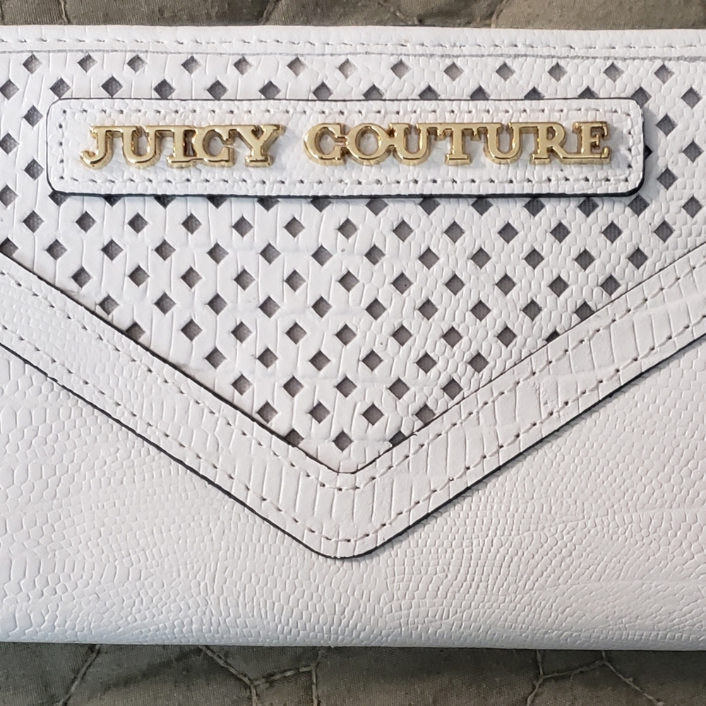White Leather Juicy Couture Wallet